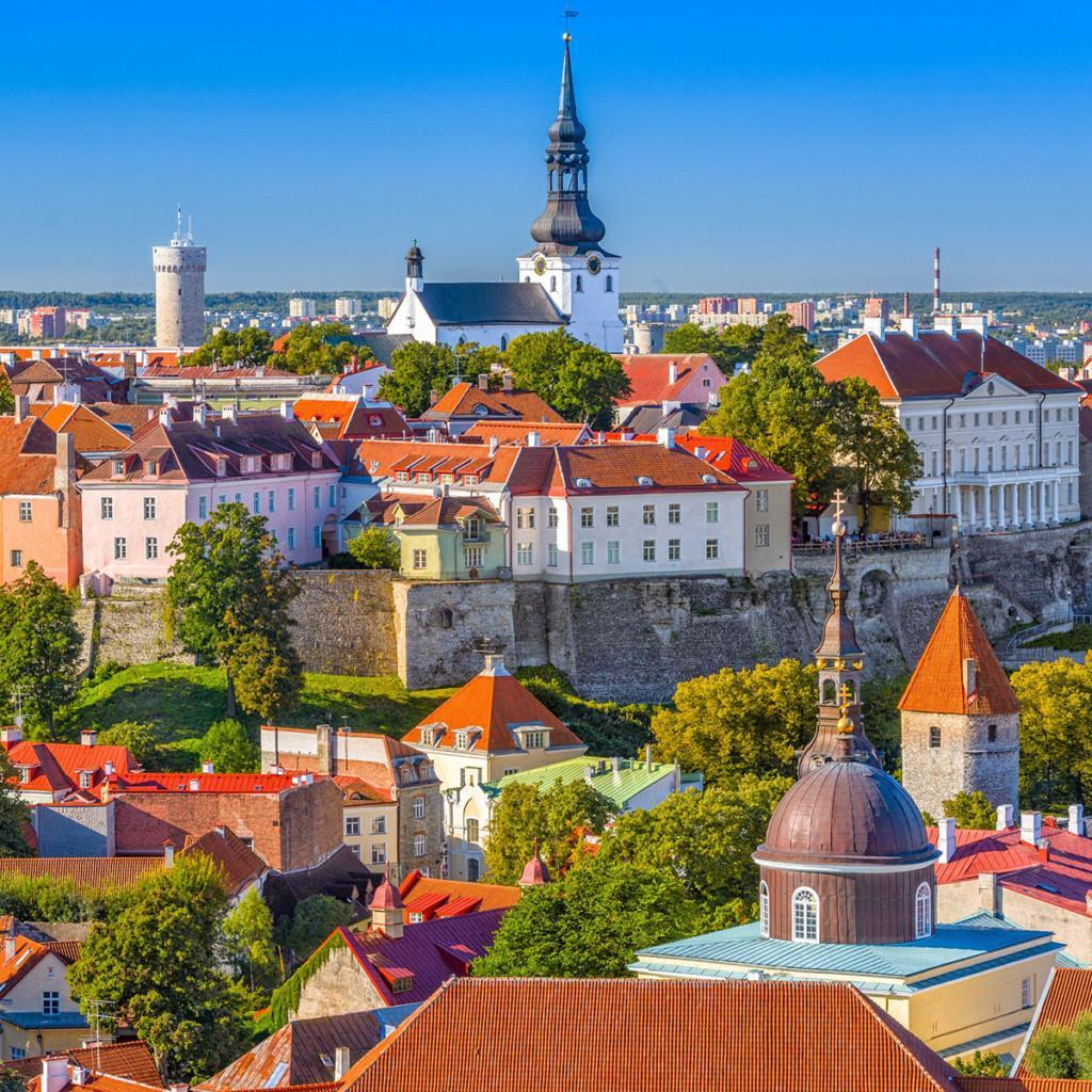 Tallinn aerial view