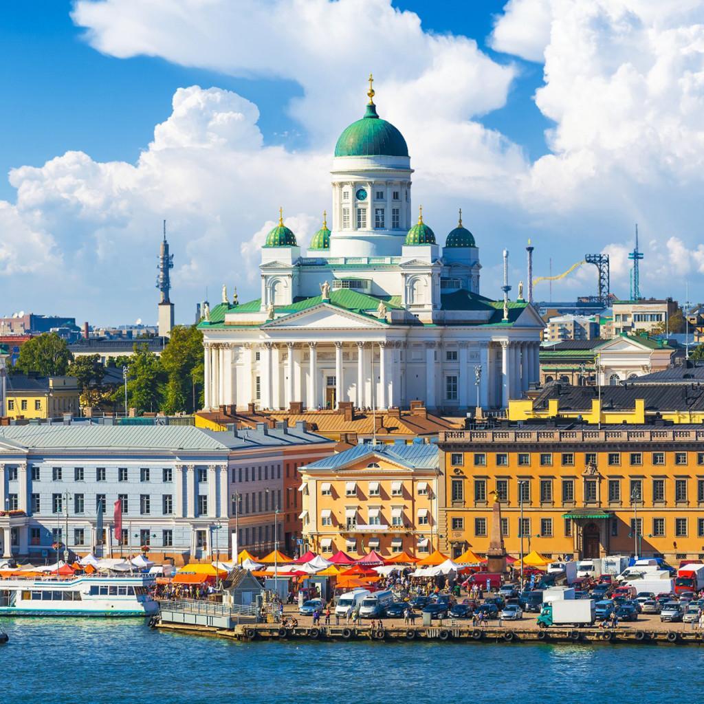 Helsinki aerial view